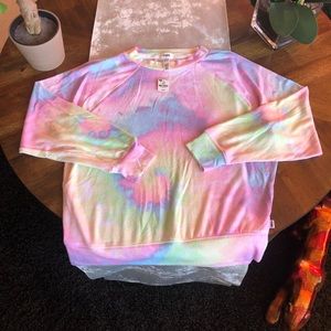 Victoria secret tie dye sweatshirt